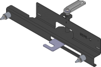 Docking plate to connect BDF-e to BSF or centered printer